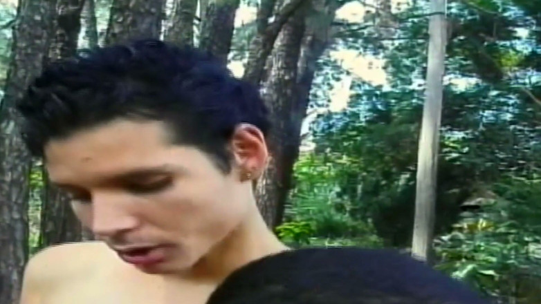 VintageXMovies: Young Hung Bi Hunks Pound Raw in Forest