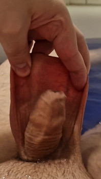 Playing with My Ballsack While Bathing