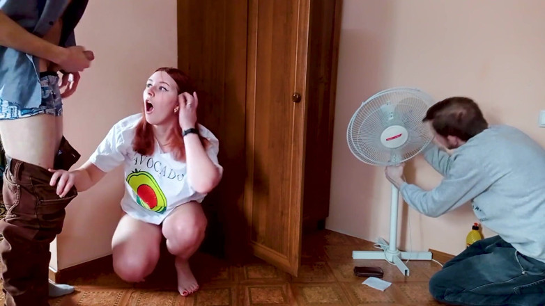 SweetAndFlow: Young wife cheats on her husband near him
