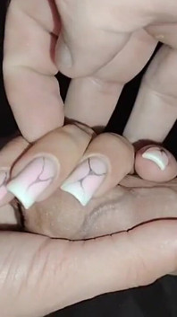 My Stepsister's Beautiful and Gentle Hand Helps Me Cum, Her Little Palm Is Covered in Cum!