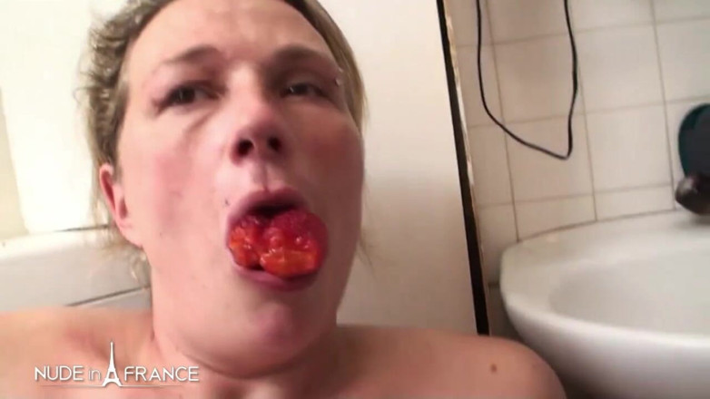 Nude in France: BBW reife in sexy dessous hungrig von schwanz hart in...