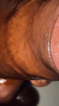 Cms Oily Black Uncut Cock