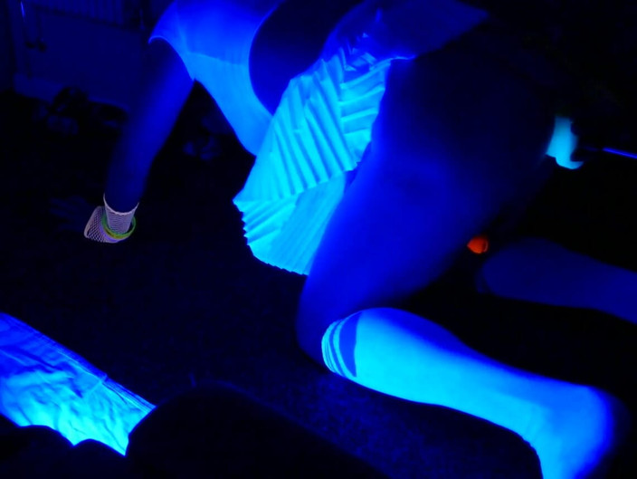 Lucy Essex CD: Lucy Essex CD getting fucked by glow in the dark...