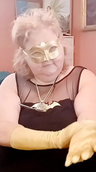 Satynowe złote rękawiczki Fetysz Play BBW Style