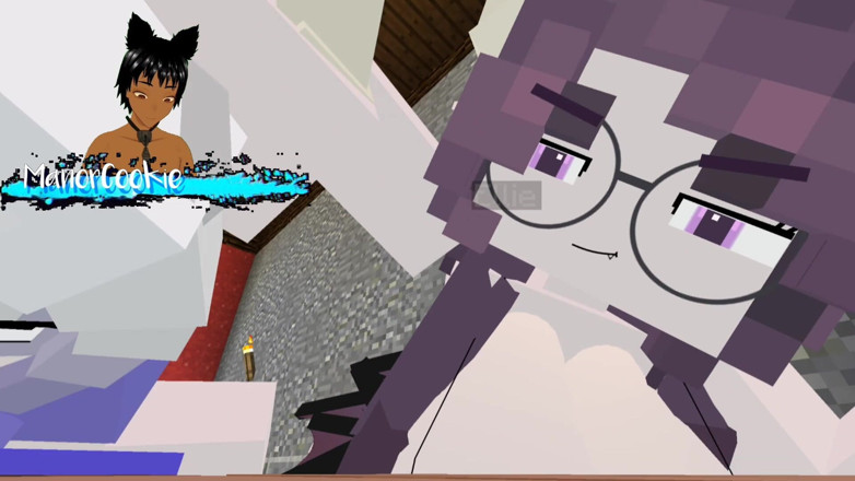 Manor Cookie: MineCraft Jenny Mod трахает Galath и суккуб и анальный трах