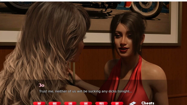 XXX Games Bunk: Naughty Neighbor - Gameplay - Roleplay - Two MILFs Teases Men in Snooker...