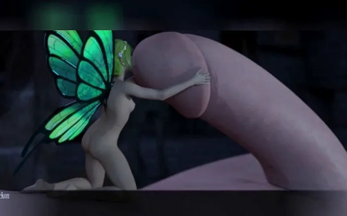 3DXXXTEEN2 Cartoon: A handjob from somebody with fey ancestry. 3D porn cartoon sex