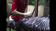 Carmen Rivera Entertainment: Duct Taped Slave Facesitted During Hard CBT
