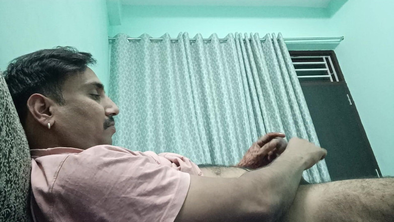 Rajasthani-old-lover: Indian uncle masturbation