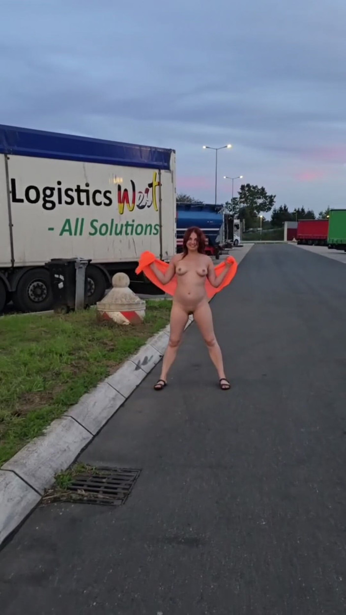 Elena917: Europe Trip Fun Compilation - Naked Walks, Punching in Car, Fun...