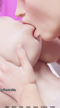 Sexo romântico apaixonado com namorada peituda natural, casal quente sexo apaixonado - problemas cardíacos 05