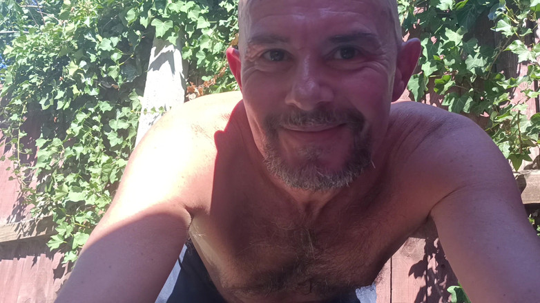 Rockard daddy: Masturbating Naked Outdoors, Big Cock Wanking, Edging, Cumming - Rockard Stepdaddy