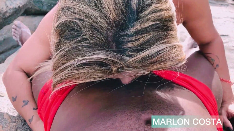 Marlon Costa BBC: Fucking on the Nudist Beach with My Trans Girlfriend