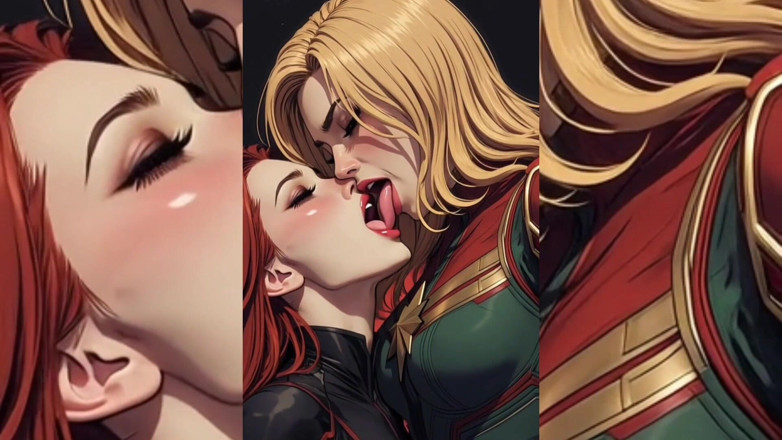Heaven Gamez: Ai Toon Lesbian Super Sluts - Lidah Bercium membonggol kumpulan lembut