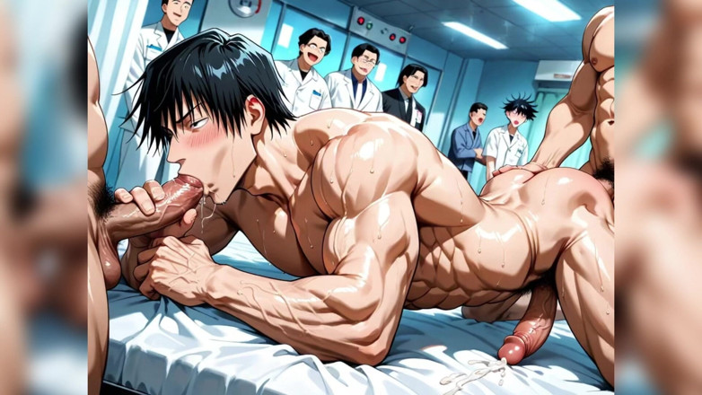AI gay porn: Molhado cu, foda gay