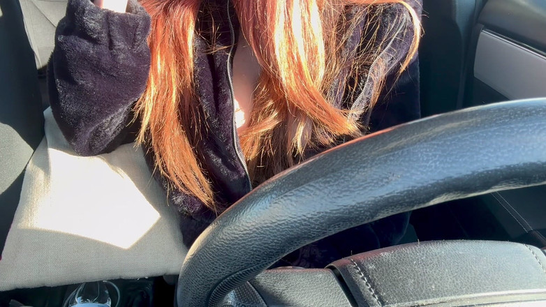 Artemisia Love: Nowa długa jazda samochodem z Artemidją Love miga jej napalone...