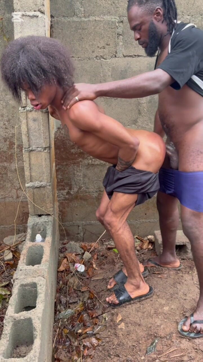 Baddestboyx: Gran polla nigeriana negra en público