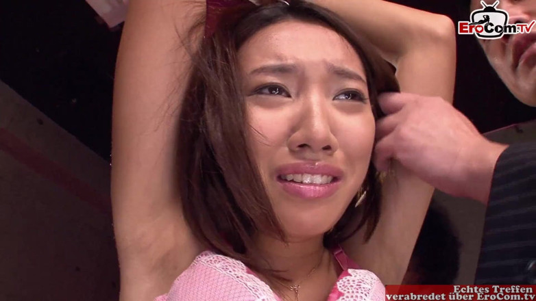 EroCom: A petite hairy Asian teen with small tits wants a...