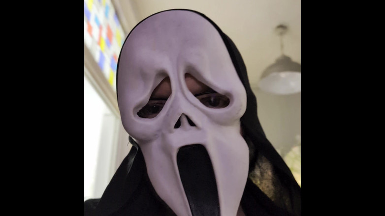 Natasha Love: Ghost Face's Big Dildo