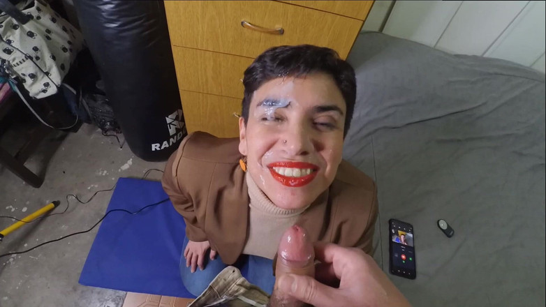 TheArtOfCum: Facial después de la oficina