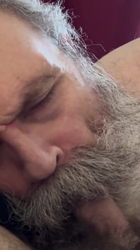 Feeding Big Moustache Stepdaddy a Creamy Load