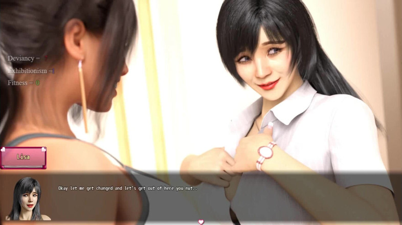 Dirty GamesXxX: Лиза: Две сексуальные задницы девушки в магазине одежды, эпизод 11