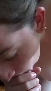 Tik Tok Babe Cant Stop Sucking and Receives 3 Cumshots