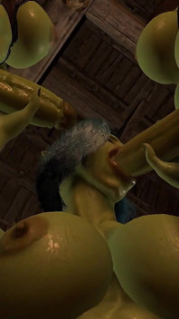 Sex în trei cu muie cu pulă orc