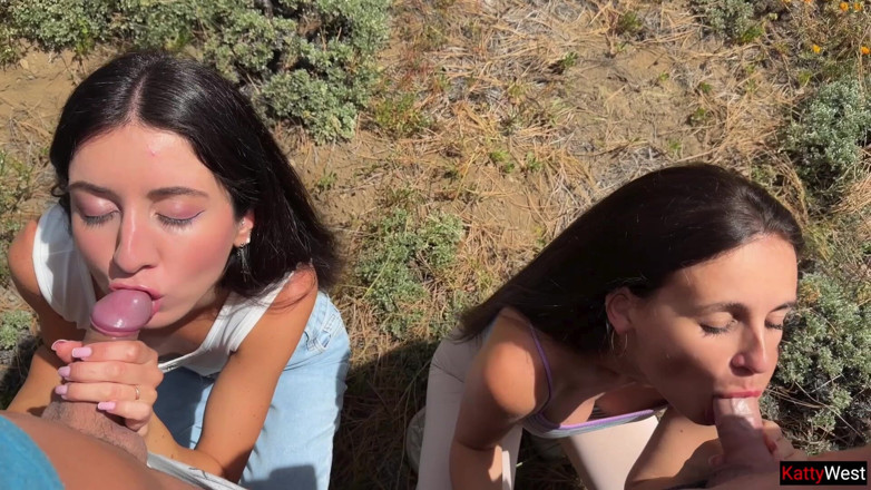 Katty West: Naked Girls Took Pictures of Their Pussies in Nature and...