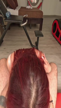 Horny Latina POV: - 18 Yo: Exclusive Striptease & Deep Throat Blowjob