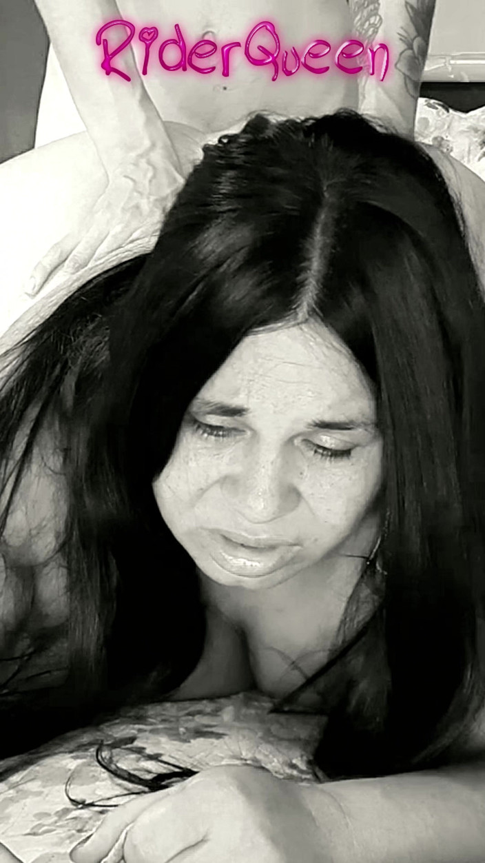 Riderqueen BBW Step Mom Latina Ebony: Riderqueen knullad i doggy