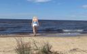 RedRoseRus: Hot Mom on the Beach in White Swimsuit