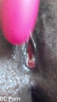 Stimulating My Clit with Vibrator Intense Squirting Orgasms