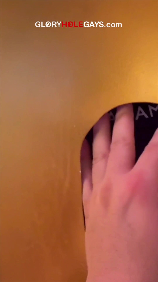 Hung Guy with a Rock-hard Cock at the Gloryhole (GLORYHOLEGAYS)