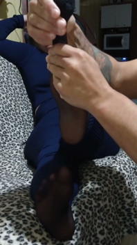 Foot Worship Feet Licking Pink Soles Blowjob