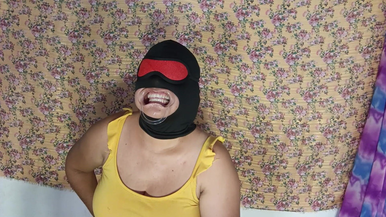 Bondage homemade mature: Blowjob Mask