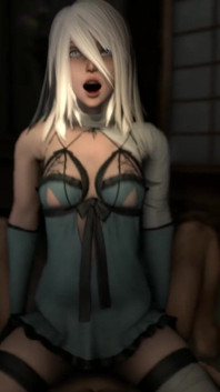 A2 Rides Cowgirl Nier Automata Parody