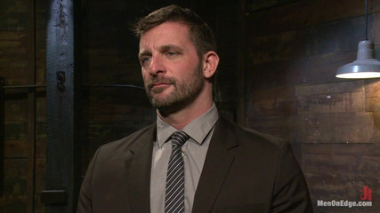 Men on Edge: 미스터 모건 블랙 촬영, 구타, 가장자리와 착유.