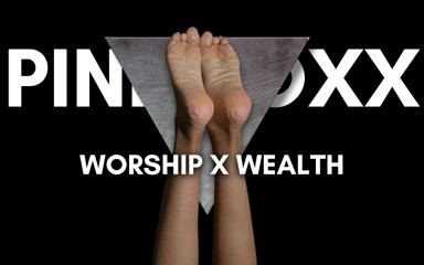 Pink Foxx: Worship My Feet and Stroke to Overflowing Wealth
