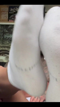 Stinky White Gym Socks