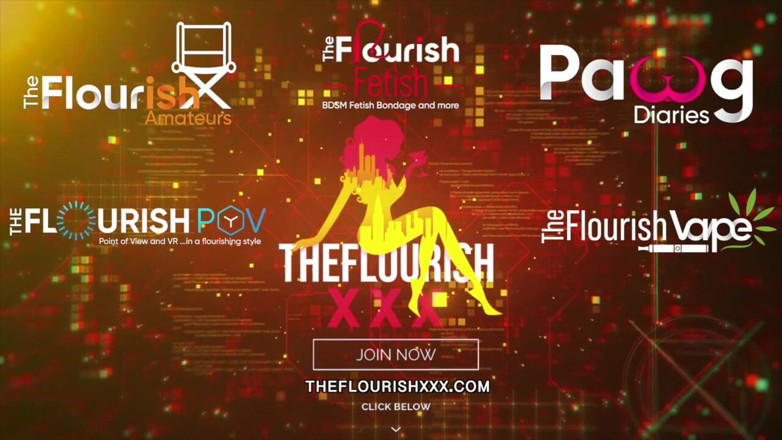 The Flourish XXX: Ray Ray suka banget seks anal dan dobel penetasi Dua...