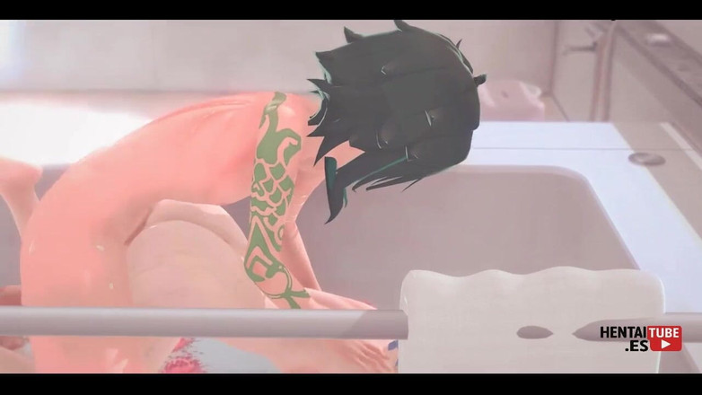 HentaiTubes: Genshin Impact Hentai : La séduction torride de Ganyu - Manga asiatique...
