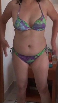 On the Beach I Please My Stepson so He Can Watch Me Masturbate and He Cums in My Hairy Pussy