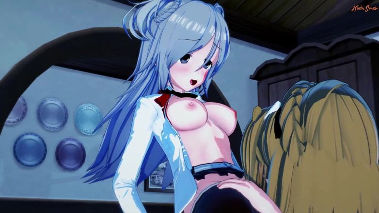 Hentai Smash: Kirin Toudou si fa sditalinare la figa da Ernesta Kuhne...
