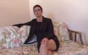 Nude in France: Amateur naughty old French cougar whore rimming and banging a...