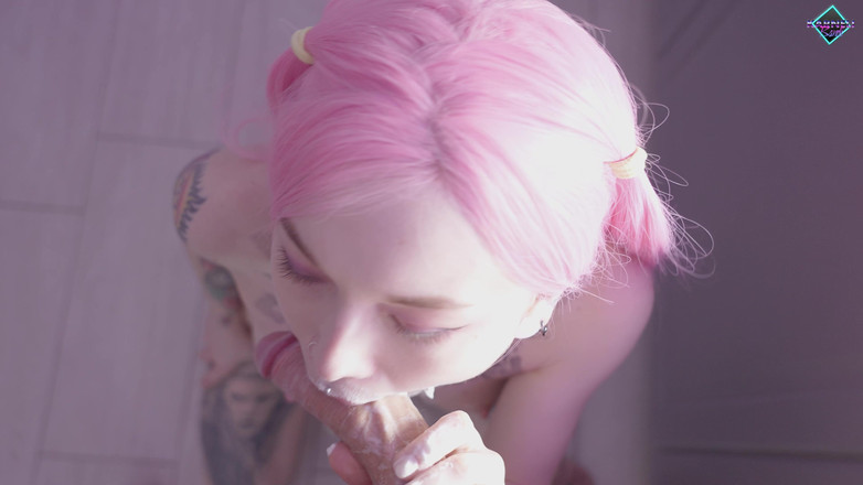 Karneli Bandi: Porno del cibo &amp;succoso pompino in cucina