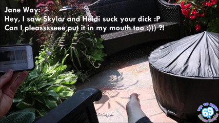 Tiptobase69: POV part of 'Jane way finds a way to deepthroat my...