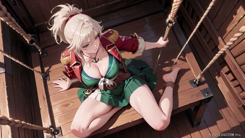 Tay Swift X: Blonde Goddess Lounging in Sun-drenched Ship Quarters, Hip-checking and Skirt-lifting...