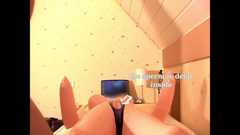 Mark Hannes: Sexdoll hluboká creampie šukání masturbace