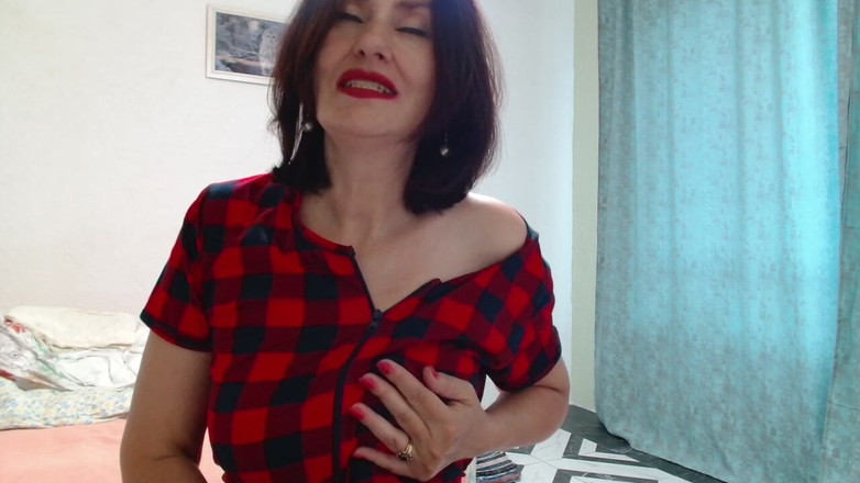 ANGELA_LADY: Gentle Touching of Tits and Moans Brought MILF to Orgasm...